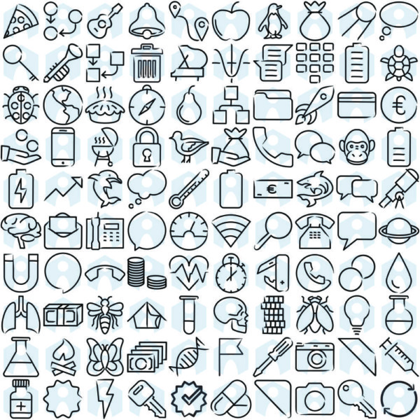 Vektor Icons – Contour Set [Digital] – Bild 3