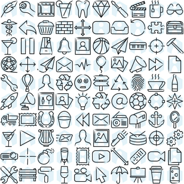 Vektor Icons – Contour Set [Digital] – Bild 4