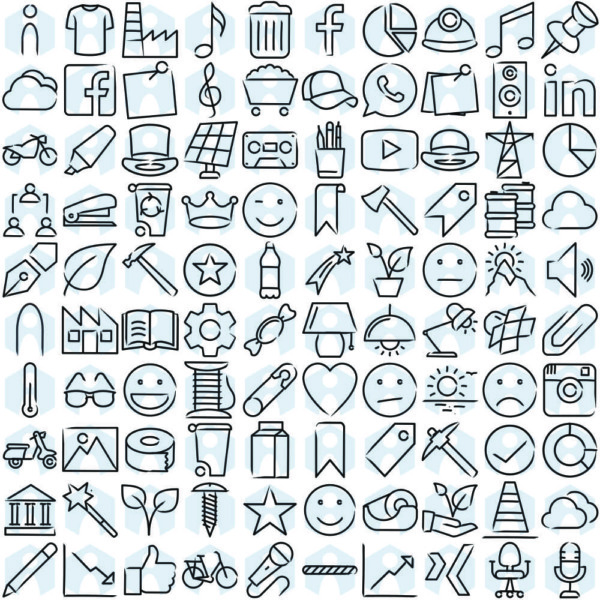 Vektor Icons – Contour Set [Digital] – Bild 5