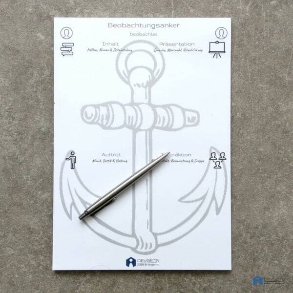Beobachtungsanker – Block A4 – Bild 2