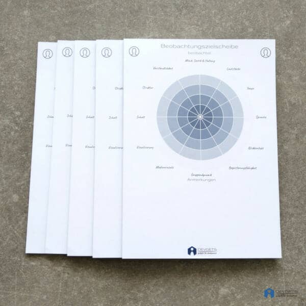 Beobachtungszielscheibe – Block A4 – Bild 5