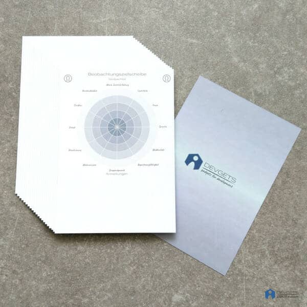 Beobachtungszielscheibe Kartenset – Bild 5