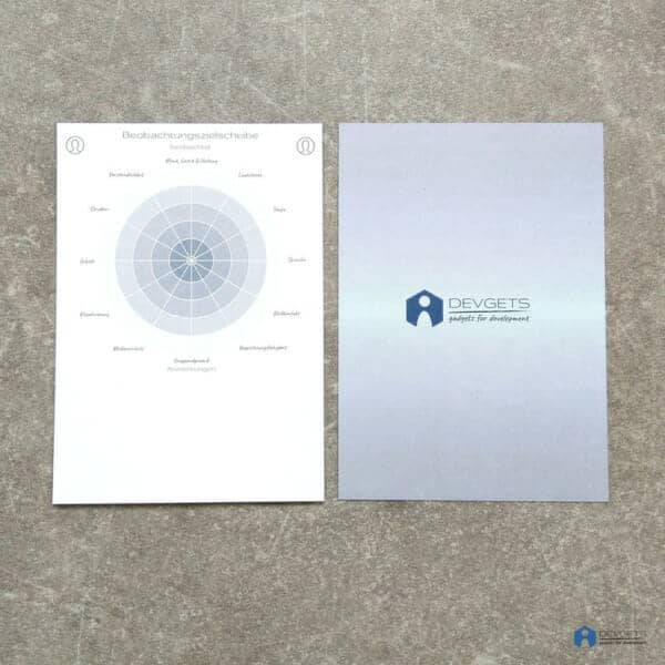 Beobachtungszielscheibe Kartenset – Bild 3